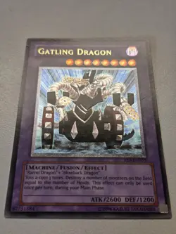 Gatling Dragon FET-EN035 Ultimate Rare Yugioh Flaming Eternity Unlimited UTR - Image 3
