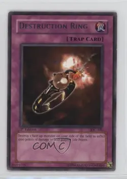 Destruction Ring 1st Ed. YuGiOh Invasion of Chaos #IOC-101 2004 00lk - Image 1