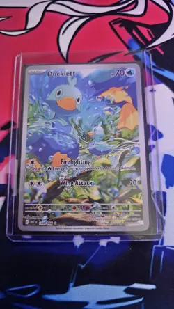 Ducklett AR 109/086 White Flare  Pokemon Card Game English mint - Image 1