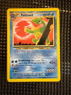 Politoed – 27/75 Neo Discovery Pokémon Card WOTC 2001 – Rare Holo Near Mint - Image 1