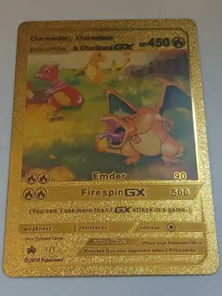Pokémon Gold Foil Card Lot of 10 Charizard Near Mint (Pokemon TCG) Charizard Lot - Image 10