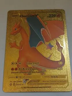 Pokémon Gold Foil Card Lot of 10 Charizard Near Mint (Pokemon TCG) Charizard Lot - Image 15