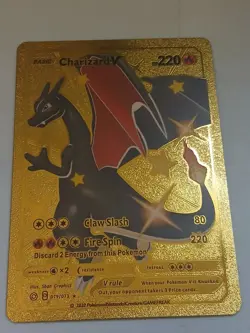 Pokémon Gold Foil Card Lot of 10 Charizard Near Mint (Pokemon TCG) Charizard Lot - Image 6