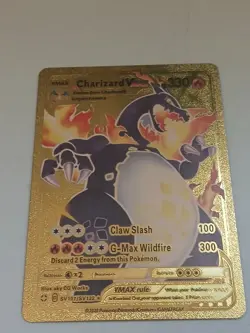Pokémon Gold Foil Card Lot of 10 Charizard Near Mint (Pokemon TCG) Charizard Lot - Image 9