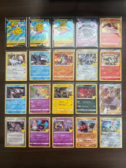 2021 Pokemon Celebrations - Lot of 20 Holo Cards w/ 3 Pikachu V - Image 1