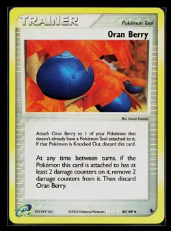 Pokemon Card - Oran Berry Ruby and Sapphire 85/109 Reverse HOLO - Image 3