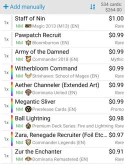 MTG Binder Collection - ALL Mythic, Rare, Foil -  530 Cards - NM - $260 VALUE! - Image 22