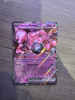 Team Rocket's Mewtwo ex 205 Sv: Scarlet & Violet Promo Cards Holo - Image 4