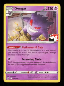 Pokemon Card Gengar 066/196 Prize Pack Series 3 Three Non-Holo Promo EX 2022 - Image 3