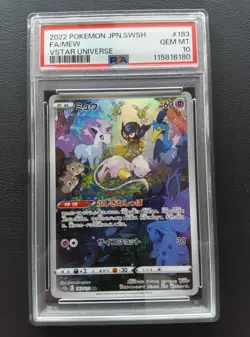 PSA 10 Mew 183/172 AR s12a Vstar Universe Pokemon Card Japanese 2022 - Image 1