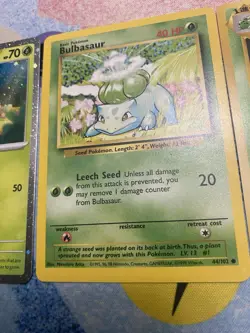 Pokémon TCG Bulbasaur Cosmo Holo Promo+base & Ivysaur Japanese X3 Card Lot NM/LP - Image 4