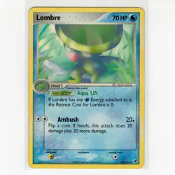 Pokémon TCG Lombre 33/107 EX Deoxys Regular Uncommon Card EN-MP 2005 - Image 4