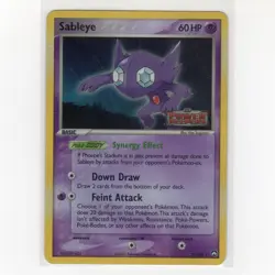 Pokémon TCG Sableye 22/108 EX Power Keepers Reverse Holo Rare Card EN-HP 2007 - Image 1