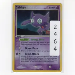 Pokémon TCG Sableye 22/108 EX Power Keepers Reverse Holo Rare Card EN-HP 2007 - Image 6
