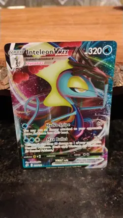 INTELEON VMAX Rebel Clash POKEMON Full-Art Holo 2020 Trading Card 050/192 - Image 1