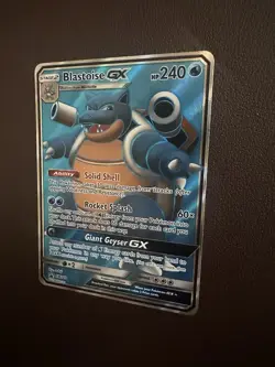 Pokémon TCG Blastoise GX Holo Ultra Rare SM189 PROMO Holo Card 2019 Foil - Image 4