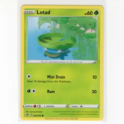 Pokémon TCG Lotad 007/192 Swsh02: Rebel Clash Regular Common Card EN-NM 2020 - Image 4