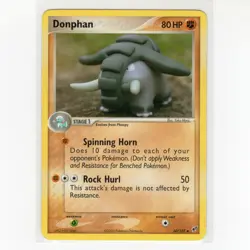 Pokémon TCG Donphan 30/107 EX Deoxys Regular Common Card EN-MP 2005 - Image 4