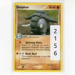 Pokémon TCG Donphan 30/107 EX Deoxys Regular Common Card EN-MP 2005 - Image 6