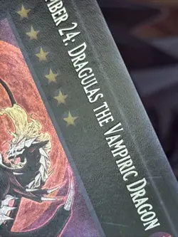 Number 24: Dragulas the Vampiric Dragon DRL3-EN022 1st Edition Secret Rare LP - Image 3