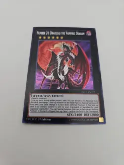 Number 24: Dragulas the Vampiric Dragon DRL3-EN022 1st Edition Secret Rare LP - Image 12