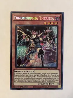 Yu-Gi-Oh! TCG Dinomorphia Therizia Battle of Chaos BACH-EN009 1st Edition… - Image 3