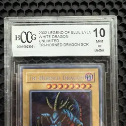 Tri-Horned Dragon LOB-000 The Legend of Blue Eyes White Dragon Unlimited|Unlimited Edition - Image 4