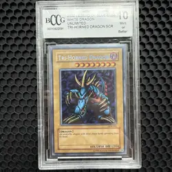 Tri-Horned Dragon LOB-000 The Legend of Blue Eyes White Dragon Unlimited|Unlimited Edition - Image 6