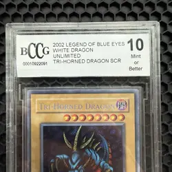 Tri-Horned Dragon LOB-000 The Legend of Blue Eyes White Dragon Unlimited|Unlimited Edition - Image 8