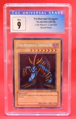 Tri-Horned Dragon LOB-000 The Legend of Blue Eyes White Dragon Unlimited|Unlimited Edition - Image 1