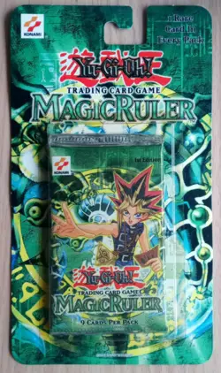 Konami 1996 Yugioh Magic Ruler 9 Card Trading Card Game Pack - Image 7