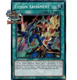 Yugioh! 1x Fusion Armament MP24-EN105 Prismatic Secret Rare 1st Ed NM - Image 1