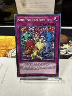 Yu-Gi-Oh! Super Team Buddy Force Unite! 1st Ed. FLOD-EN081 Secret Rare NM/LP x1 - Image 2