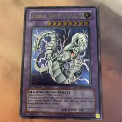 Yugioh! Cyber Twin Dragon CRV-EN035 Ultimate Rare 1st Edition NM - Image 25