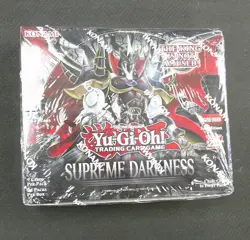 YuGiOh! Supreme Darkness Booster Box Factory Sealed 24 Packs English 1st Ed A - Image 1