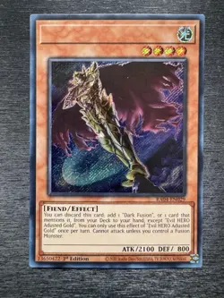 YuGiOh! Evil HERO Adusted Gold RA04 - Error Misprint No Name No Imprint 1st Ed - Image 17