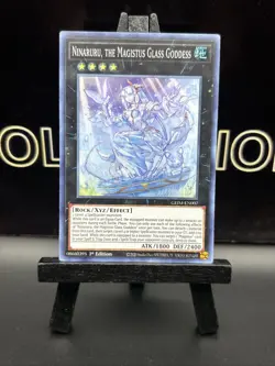 Yugioh Ninaruru, the Magistus Glass Goddess GEIM-EN007 1st Edition Rare NM/HOLO - Image 9
