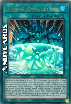 THE DISRUPTIVE DEITY OF RUIN • Ultra R • MP22 IT274 • 1Ed • YUGIOH! - Image 1