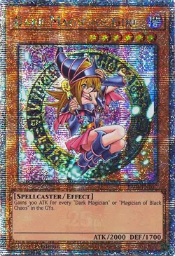 Dark Magician Girl (3rd Art) (Quarter Century Secret Rare) RA04-EN107 Quarter Century Stampede 1st Edition - Image 1