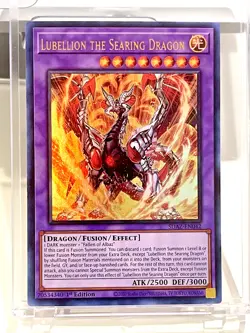 Yugioh-Lubellion the Searing Dragon-Ultra Rare-1st Edition-SDAZ EN042 - Image 1