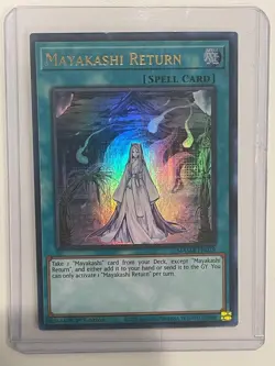 Mayakashi Return MAMA-EN019 Yu-Gi-Oh! TCG Ultra Rare 1st Edition FOIL - Image 2