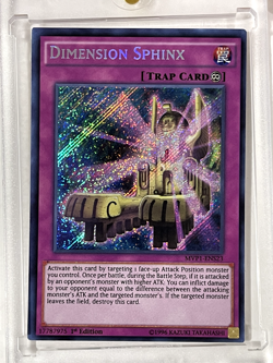 Yugioh: Dimension Sphinx - MVP1-ENS23 - Secret Rare - 1st Edition - NM - Image 2
