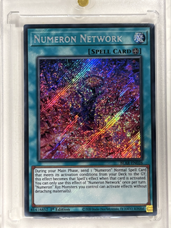 BLAR-EN026 Numeron Network Secret Rare 1st Edition NM YuGiOh Card - Image 5