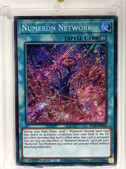 BLAR-EN026 Numeron Network Secret Rare 1st Edition NM YuGiOh Card - Image 7