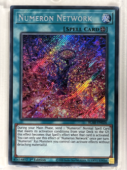 BLAR-EN026 Numeron Network Secret Rare 1st Edition NM YuGiOh Card - Image 8