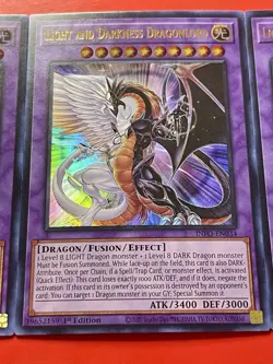 3x Light and Darkness Dragonlord | INFO-EN034 | Ultra Rare | NM | 1st ED |YuGiOh - Image 19