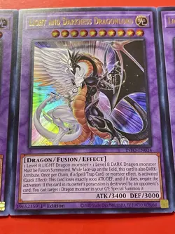 3x Light and Darkness Dragonlord | INFO-EN034 | Ultra Rare | NM | 1st ED |YuGiOh - Image 5
