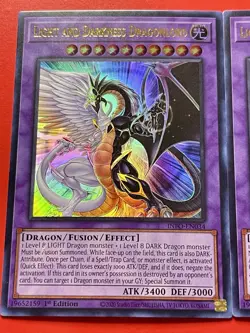 3x Light and Darkness Dragonlord | INFO-EN034 | Ultra Rare | NM | 1st ED |YuGiOh - Image 10