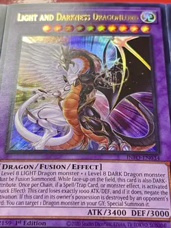 3x Light and Darkness Dragonlord | INFO-EN034 | Ultra Rare | NM | 1st ED |YuGiOh - Image 11
