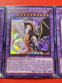 3x Light and Darkness Dragonlord | INFO-EN034 | Ultra Rare | NM | 1st ED |YuGiOh - Image 12